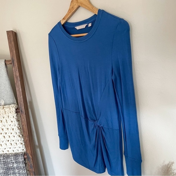 Athleta | Nirvana Twist Front Sweater in Atlantis Blue - Picture 4 of 8